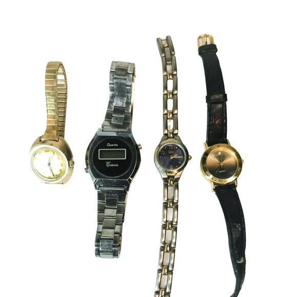 Vintage Quartz Watches Bundle - Ladies & Men's Assorted Brands & Styles - Picture 1 of 5